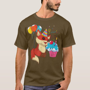 Cute Birthday Party Animal Lover Forest Animal Fo T-Shirt