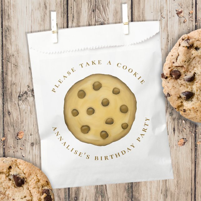 Cute Birthday Party Cookie Treat Personalised Favour Bags (Creator Uploaded)