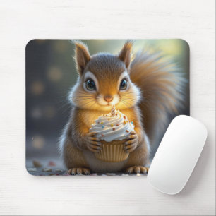 Cute Birthday Squirrel Mouse Mat