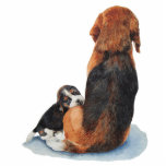cute black and tan beagle puppy cuddling mum dog photo sculpture key ring<br><div class="desc">This very cute picture of a puppy beagle cuddling up to his mummy is so endearing, the look in the little pups eyes is irresistible, you can see he really does love his mum. This sculptured keychain makes an irresistible present for anyone who can`t resist cute animal pictures, especially a...</div>