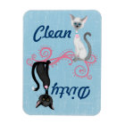 Cute Black and White Cats Clean Dirty Dishwasher