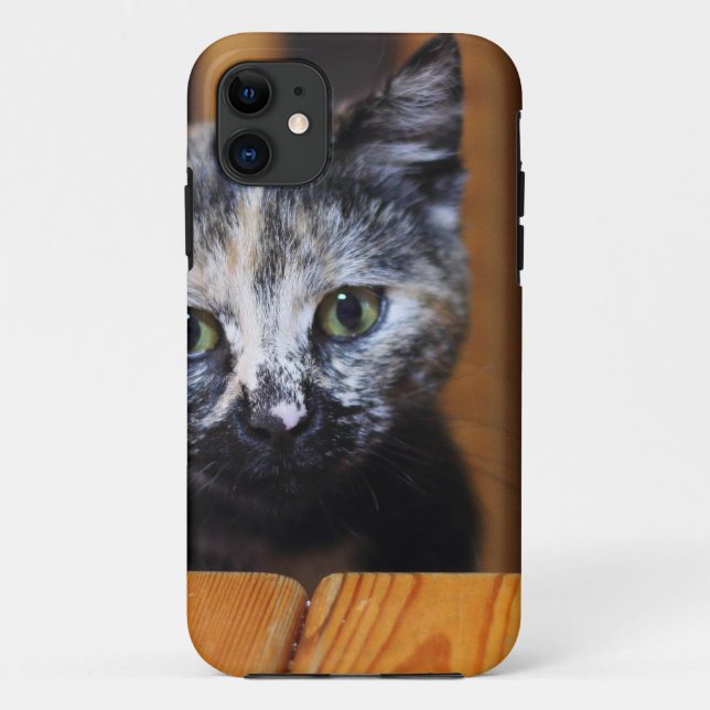 Cute Black and White Kitten Case-Mate iPhone Case (Back)