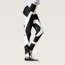 Cute Black and White Stripes Modern Workout