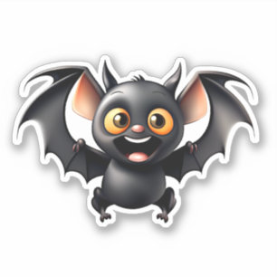 Cute black Bat custom cut vinyl