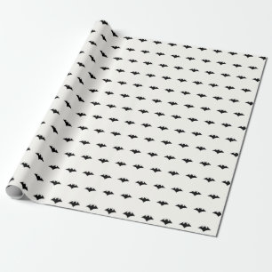 Cute Black Bats Wrapping Paper