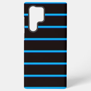 Cute black bluesky stripes samsung galaxy case