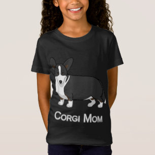 Cute Black Cardigan Welsh Corgi Mum Dog Lover T-Shirt