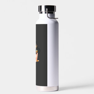 Cute Black Cat Halloween Candy Too Sweet Spook � P Water Bottle