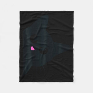 Cute Black Cat Halloween Costume Kitten Kids Toddl Fleece Blanket