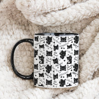 Cute Black Cat Halloween Pattern for Cat Lovers