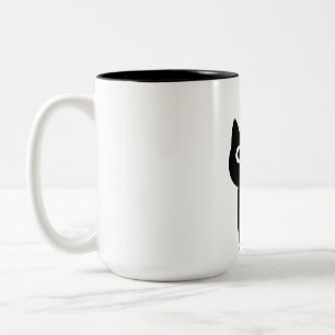 Cute Black Cat Mug Minimalist Cat Lover Coffee C