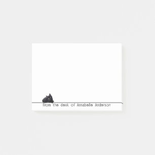 Cute Black Cat Personalise Notes
