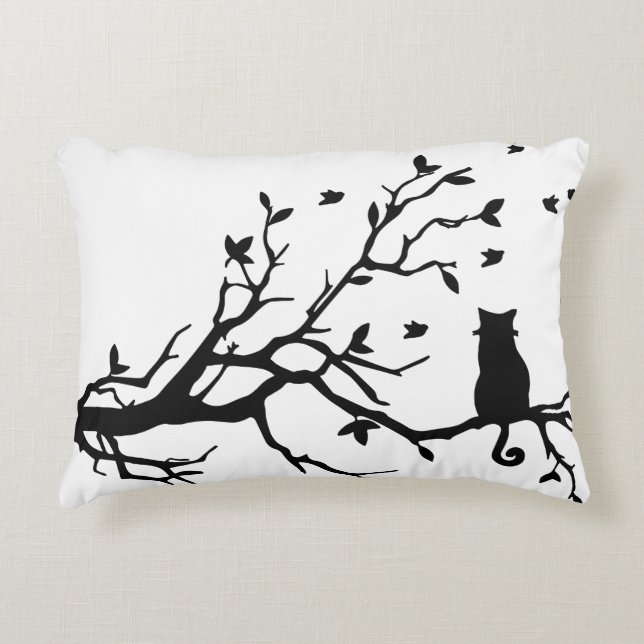 Cute Black Cat Pillows (Front)