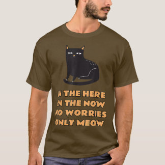 Cute black cat poetry, Funny Black cat quote, Cat  T-Shirt