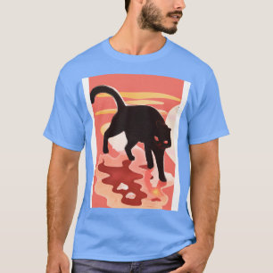 Cute Black Cat T-Shirt