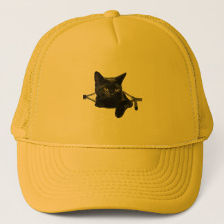 Cute Black cat  Trucker Hat