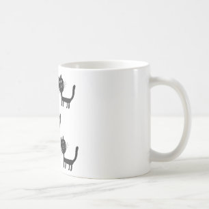 Cute black cats art Mug