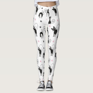Cute black cats leggings