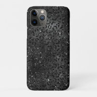 Cute Black Cheetah Leopard Skin Print Animal