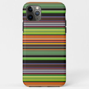 Cute black colourful stripes iPhone 11 pro max case