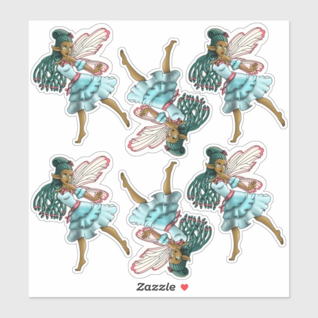 Cute Black Fairies (Sheet)