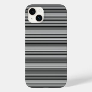 Cute black grey stripes  Case-Mate iPhone 14 plus case
