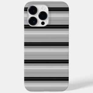Cute black grey stripes Case-Mate iPhone 14 pro max case
