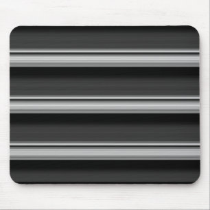 Cute black grey stripes  mouse mat