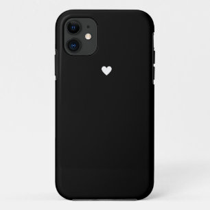 Cute Black Heart iPhone 11 Case