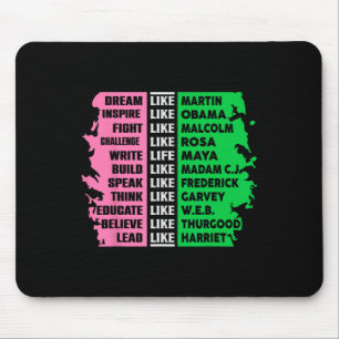 Cute Black History Month Aka Fun Tee Black History Mouse Mat