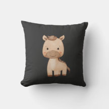 Cute Black Horse