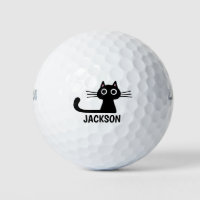 Cute Black Kitty Cat | Cool Kitten Personalised