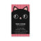 Cute Black Kitty Cat Face Striped Business Card