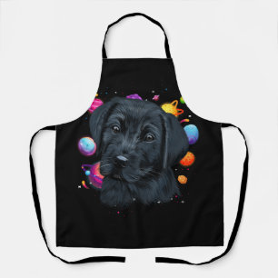 Cute Black Lab Black Labrador Retriever Puppy Dog Apron