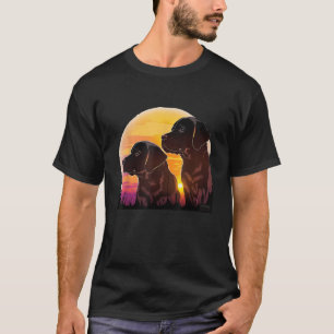 Cute Black Lab Black Labrador Retriever Puppy Dog T-Shirt