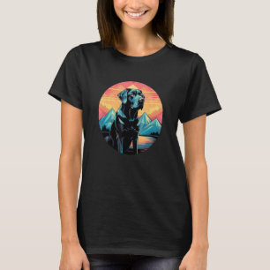 Cute Black Lab Black Labrador Retriever Puppy Dog  T-Shirt