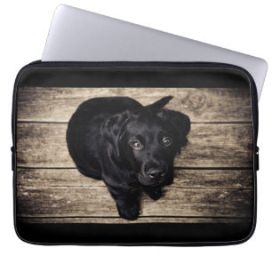 Cute Black Lab   Laptop Sleeve