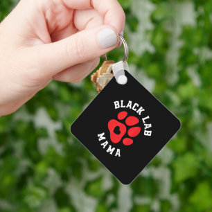 Cute Black Lab Mama Labrador Mum Dog Owner Funny L Key Ring