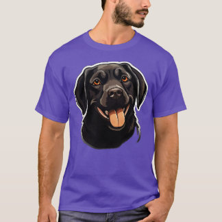 Cute Black Labrador Dog Dogs Chocolate Labradors 3 T-Shirt