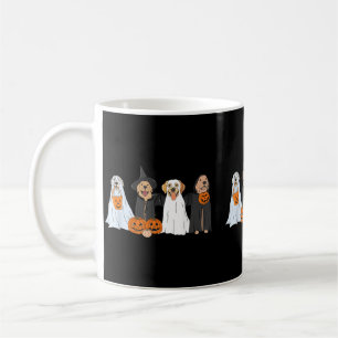 Cute Black Labrador Dog Halloween Ghost Dogs Coffee Mug