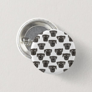 Cute Black Labrador Retriever Dog 3 Cm Round Badge