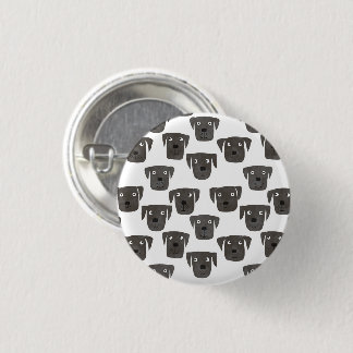 Cute Black Labrador Retriever Dog 3 Cm Round Badge