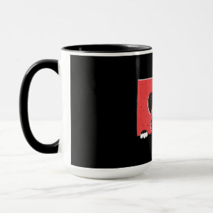 Cute Black Miniature Schnauzer Puppy Mug