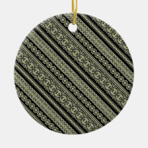 Cute black olive ukraine ornament background