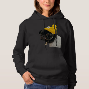 Cute Black PUG Sticker Classic T-Shirt 136 Hoodie