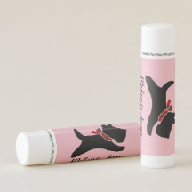 Cute Black Scottie Dog Your Name and Colour