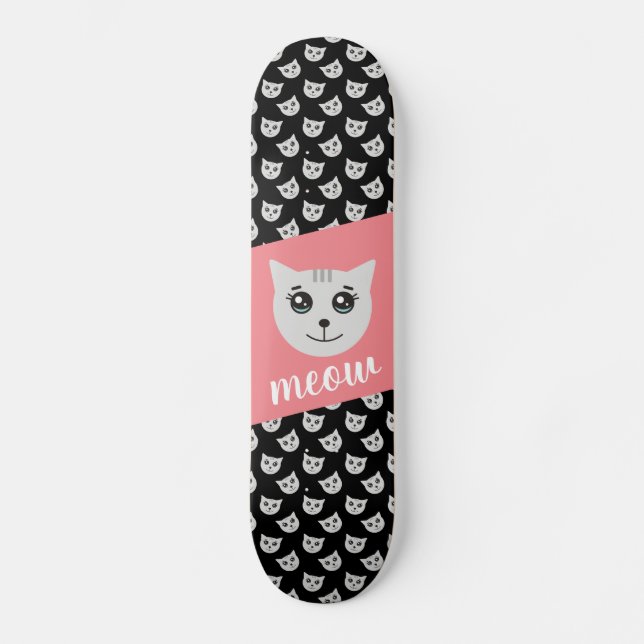 Cute black skateboard. skateboard (Front)