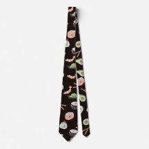 Cute Black Sushi pattern
