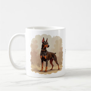 Cute Black Tan & White Tricolor Beagle Puppy Coffee Mug