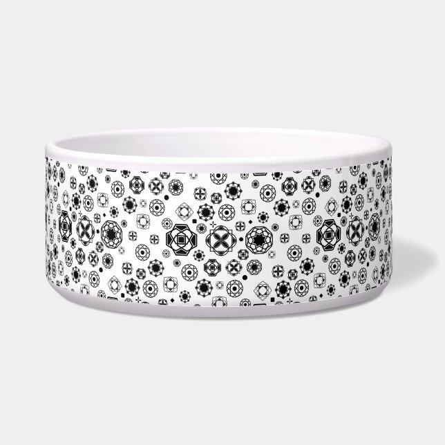 Cute black white arabesque decorative pattern (Front)